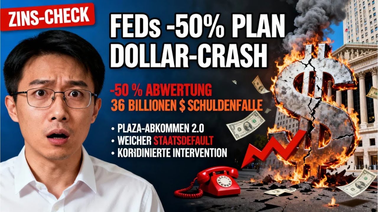 „PLAZA-SIGNAL“: Warum die Fed den Dollar um 50 % abstürzen lässt