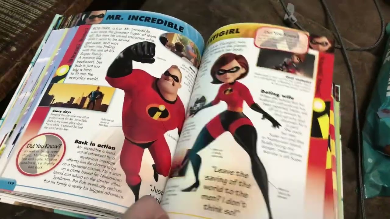 What do you think of my Disney Pixar Character Encyclopedia book?