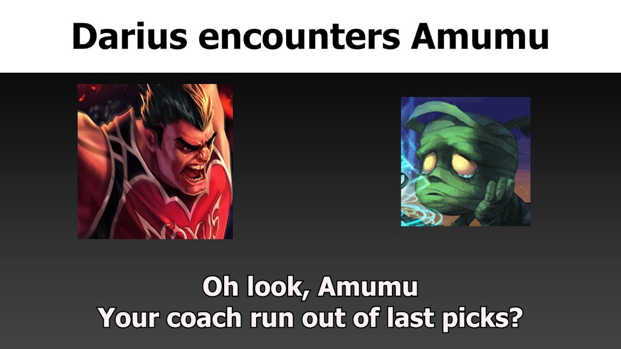 Dunkmaster Darius has some pretty good roasts