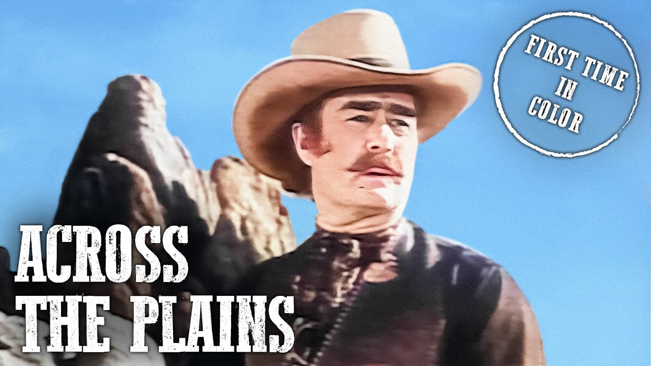 Across the Plains | Colorized | Western | English