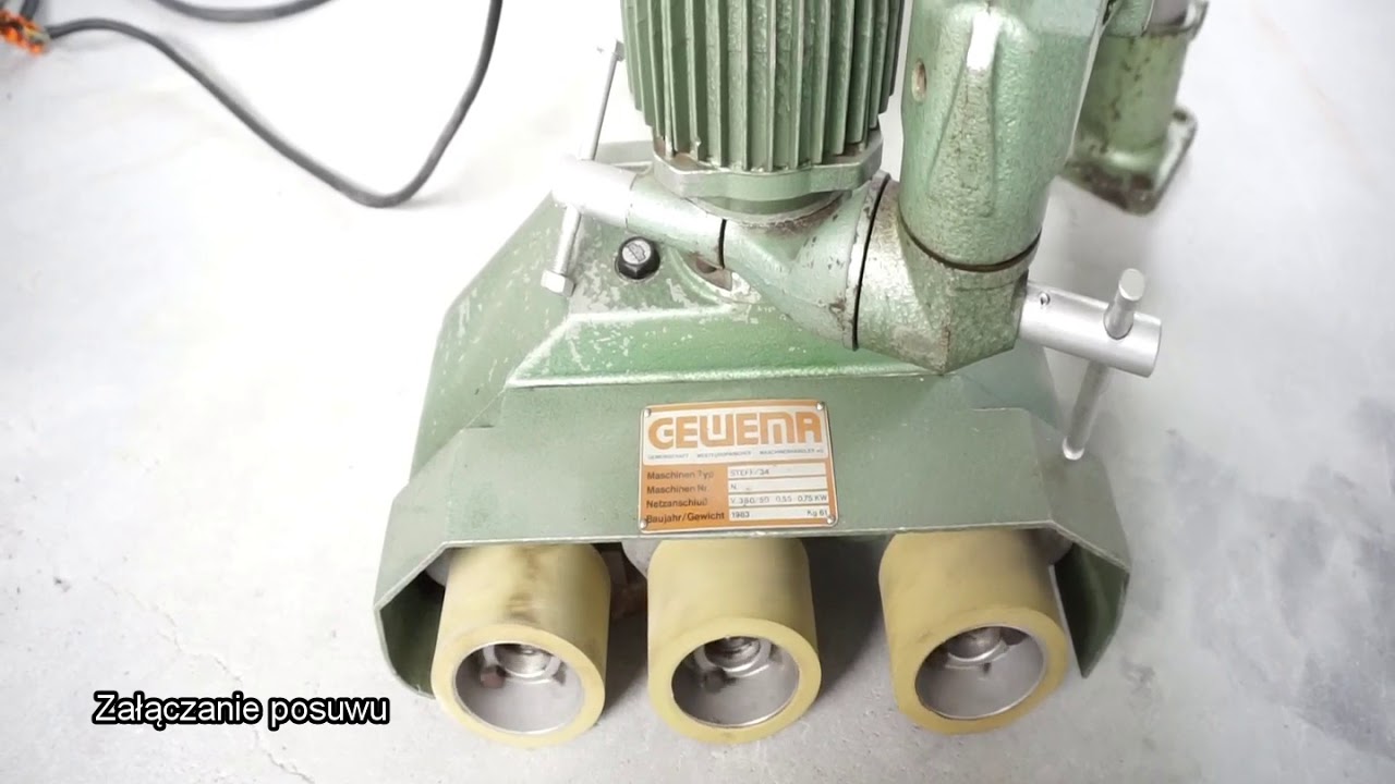 Posuw mechaniczny 3 rolkowy GEWEMA Steff 34*MAR - MASZ Maszyny