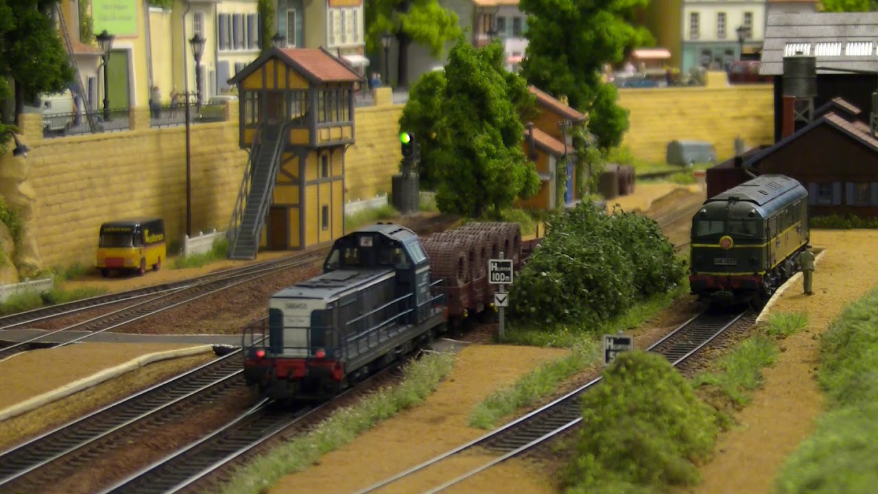 Train HO - Mon réseau HO - La nouvelle BB 66455 Jouef Digital Sound -