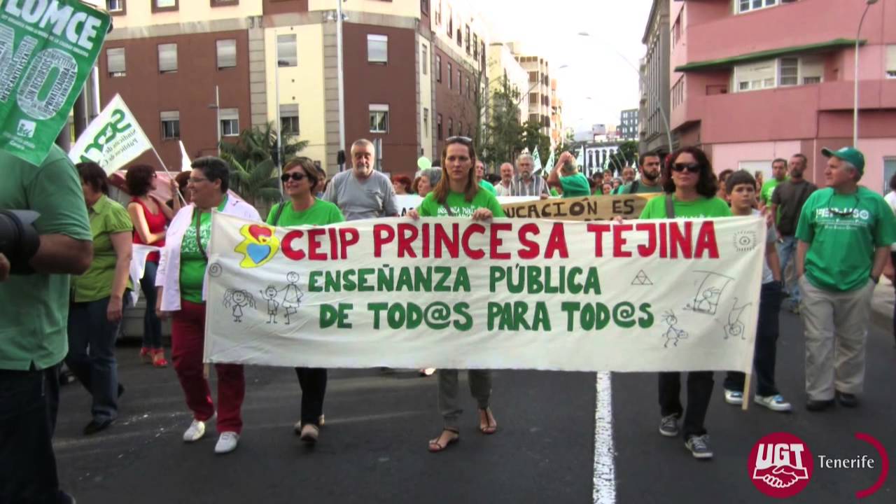 9 de mayo en Tenerife - &iexcl;NO A LA LOMCE!