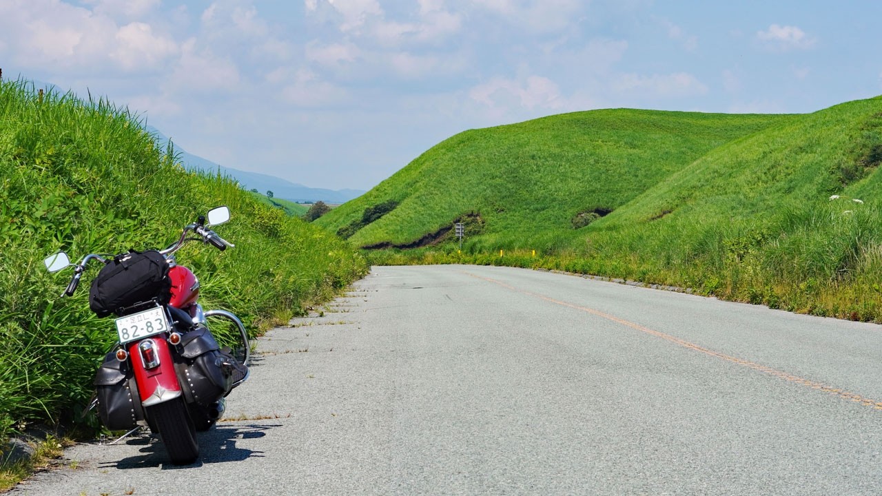 Harley Davidson KYUSHU ASO Ride | Pure Engine Sound