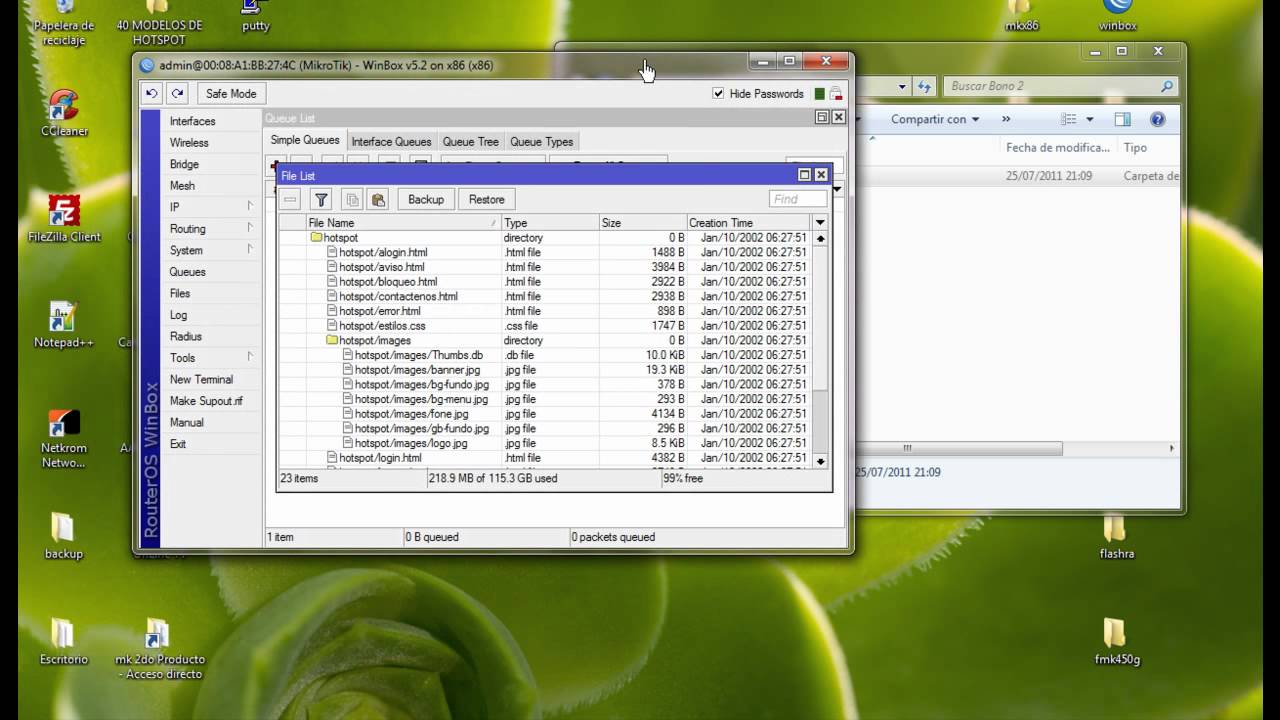 Redireccion de Pagina de Inicio Con Hotspot