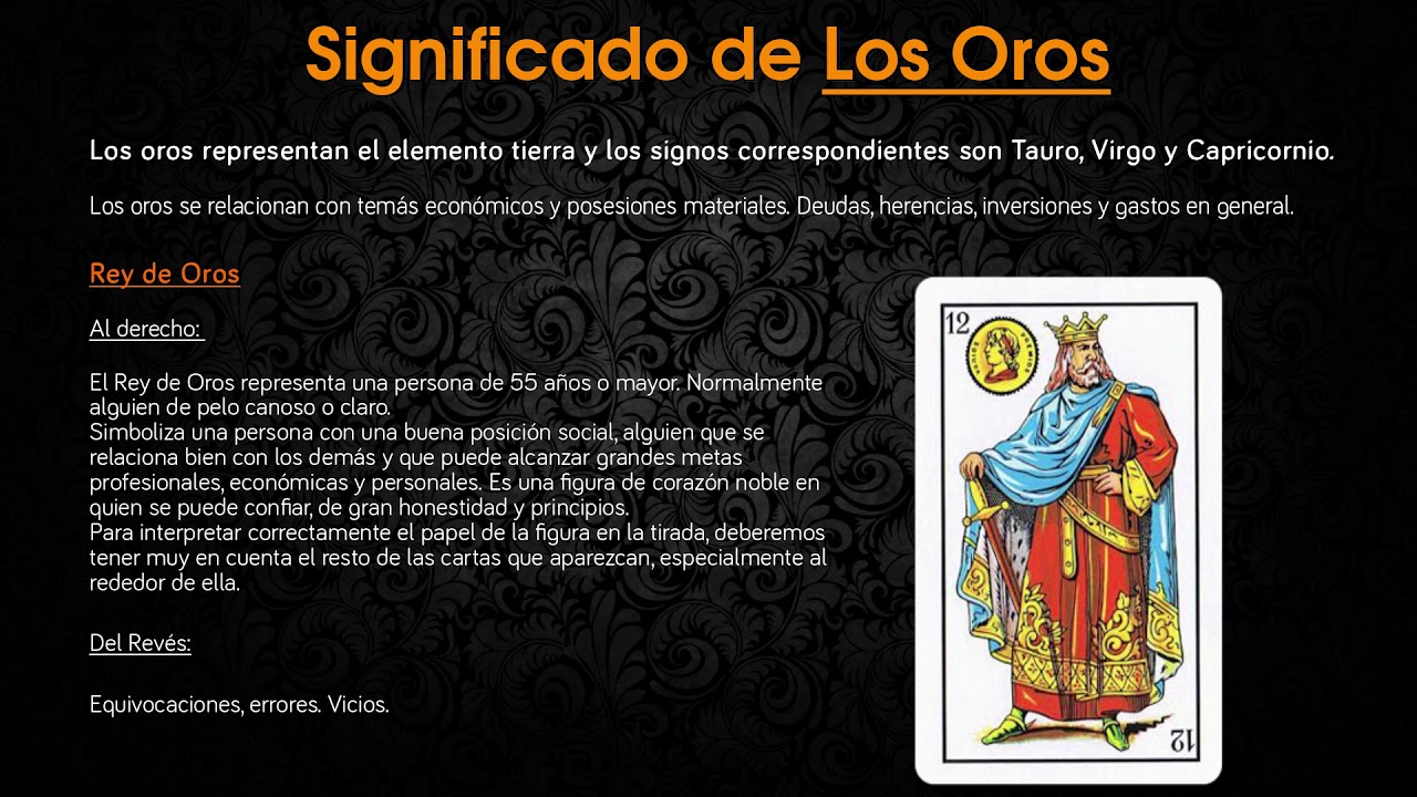 ¿Cuál es el Significado de las Cartas Españolas?