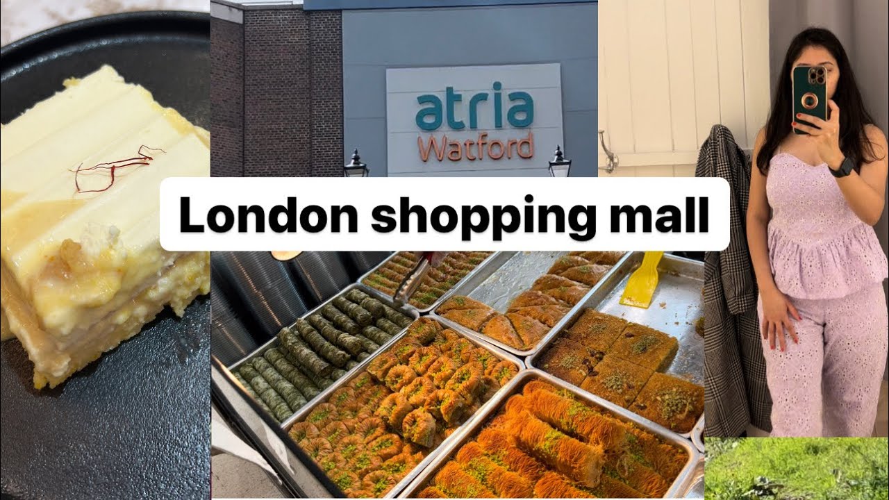 London shopping mall | Atria watford | Watford town Center | U.K. town Center #shoppingvlog #watford