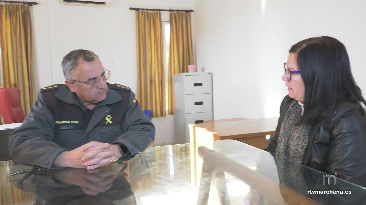 El Coronel Jefe de la Comandancia de Sevilla visita Marchena en su ruta por la provincia