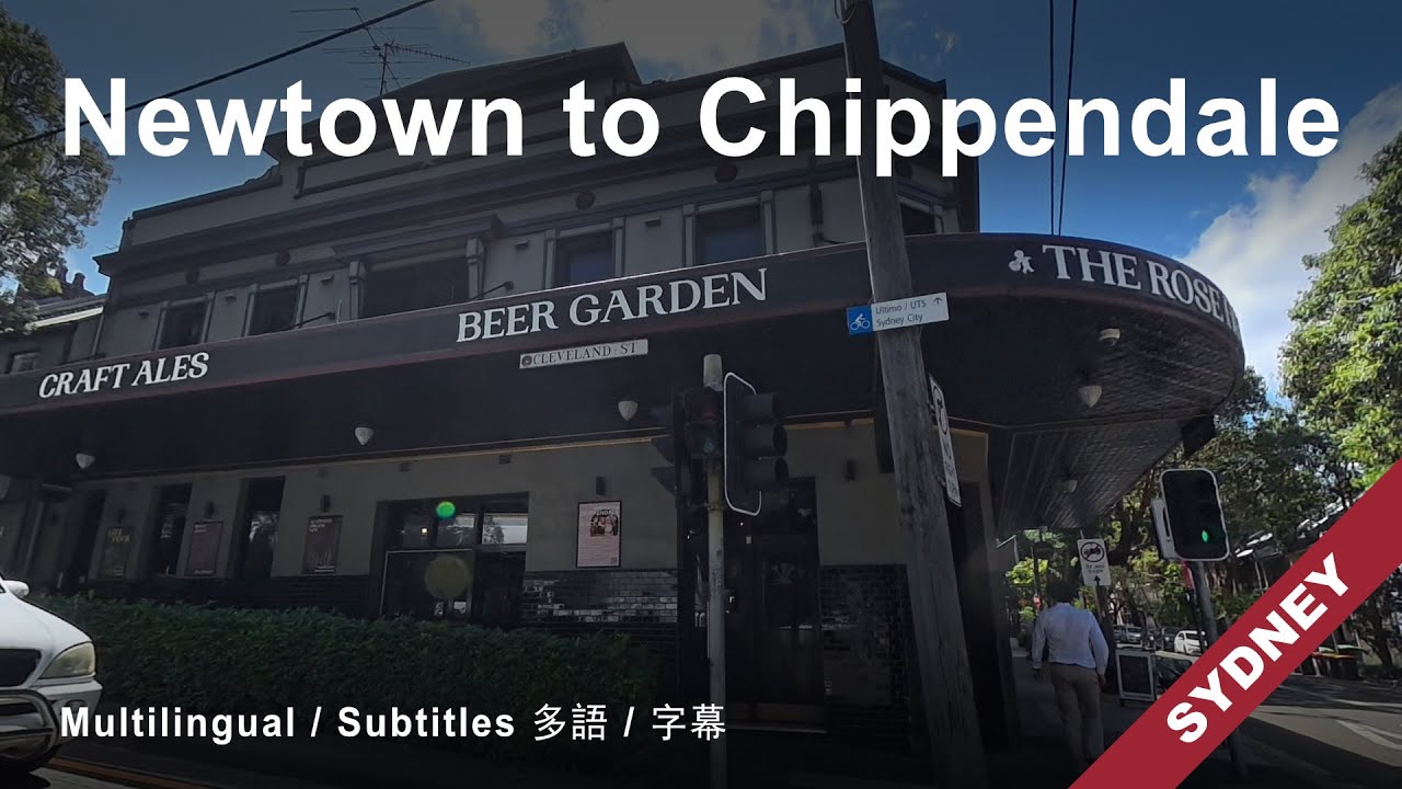 Newtown to Chippendale, Sydney, New South Wales
