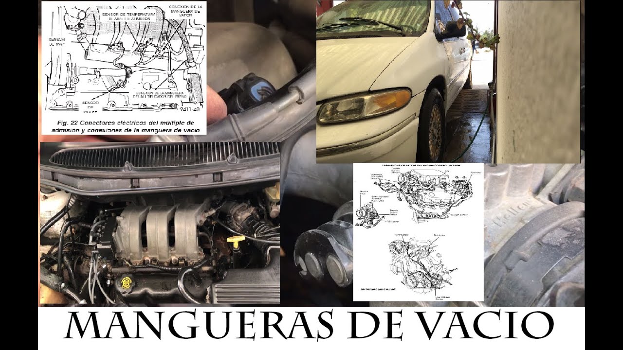 Mangueras de Vacío de Camionetas Caravan, Plymouth, Town Country, Voyager ||Ahorro de Gasolina||
