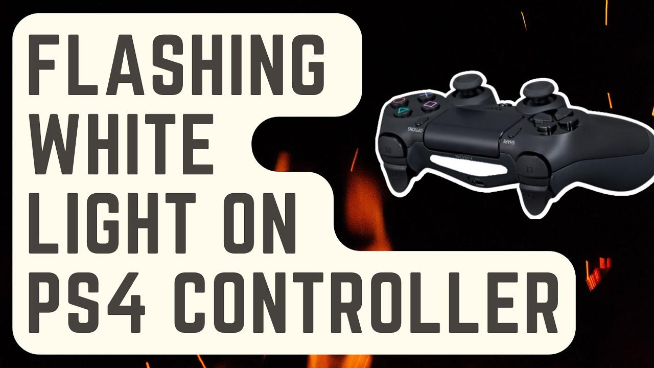 SOLVED: Flashing White Light On PS4 Controller