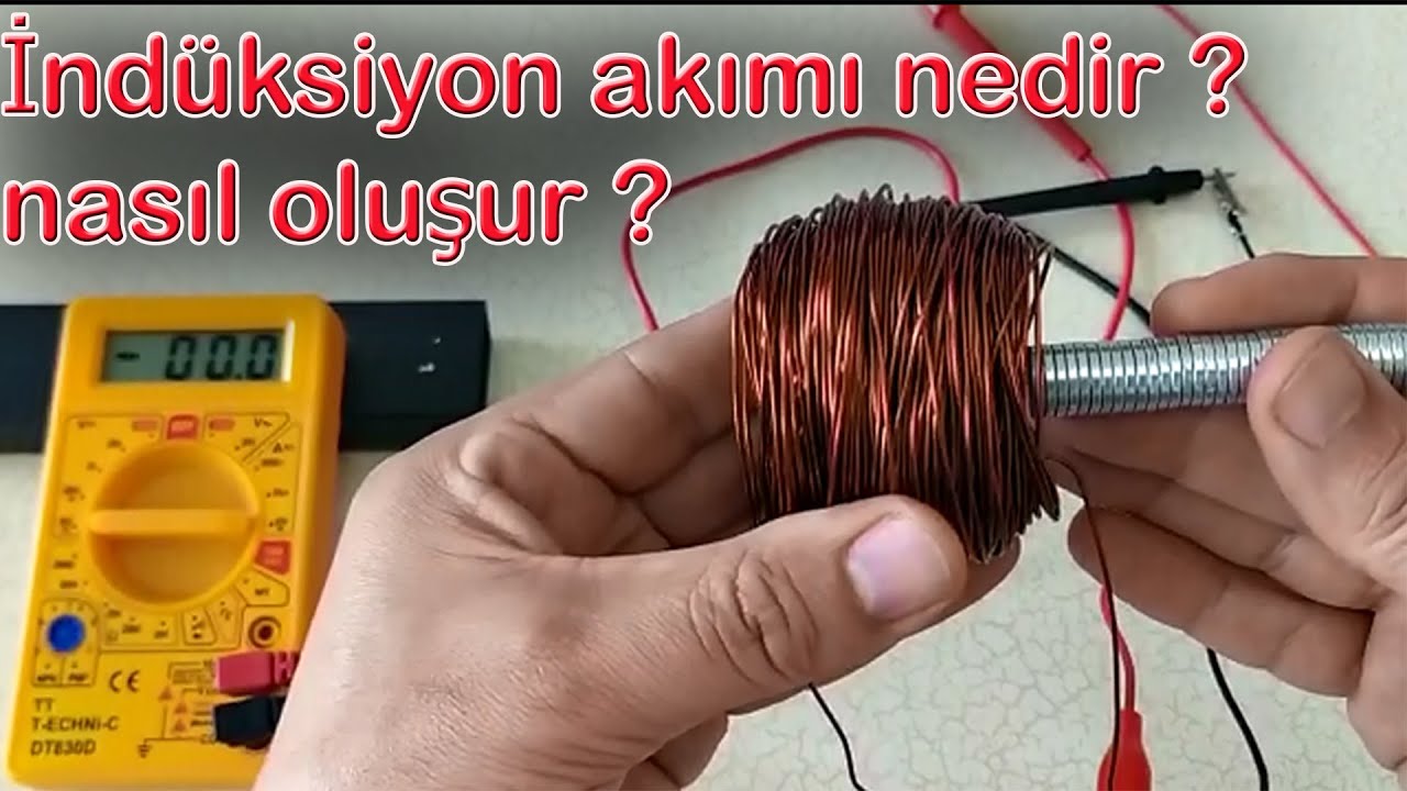 İndüksiyon akımı nedir ? Nasıl oluşur,uygulamalı anlatım