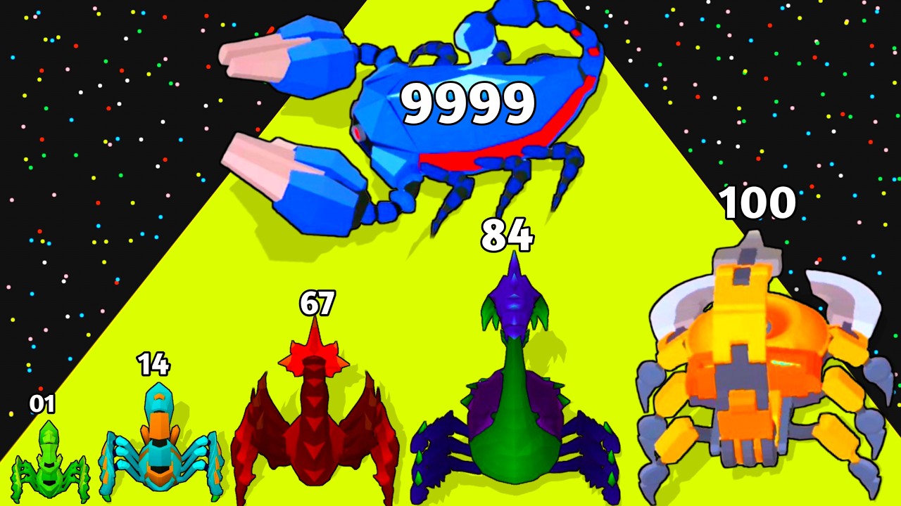 SCORPION RUN EVOLUTION &ndash; MAX LEVEL Scorpion 🦂 | Satisfying Level Up | Android Gameplay