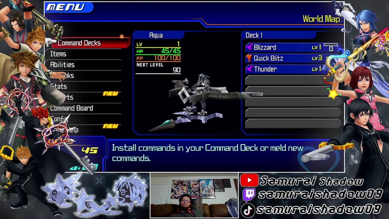 Samurai plays Kingdom Hearts Birth By Sleep Final Mix