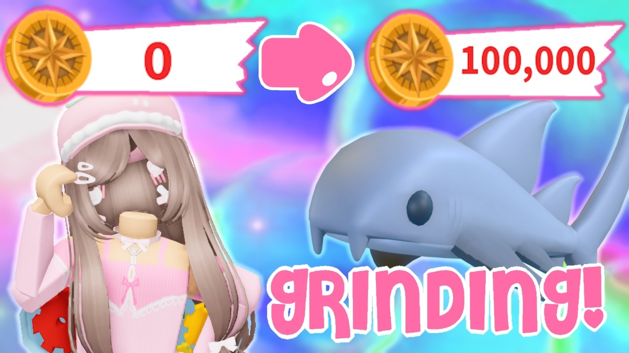 Grinding for Compass Coins! Week 2 Summer Camp Event | Adopt Me Roblox | Riivv3r