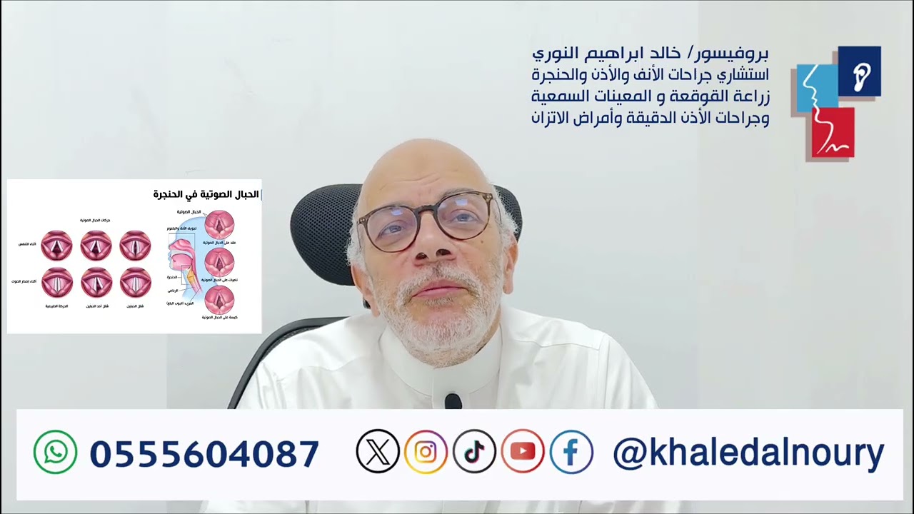 باختصار مشاكل الأحبال الصوتية