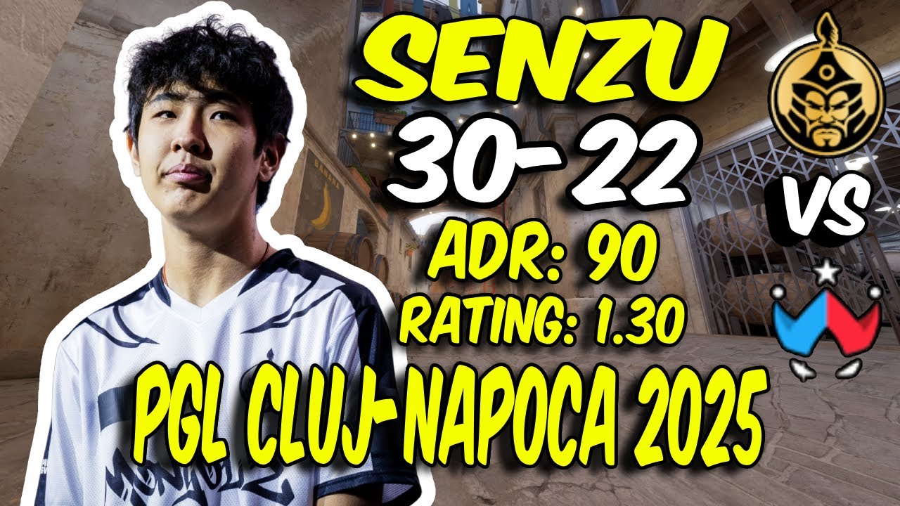 Senzu drops 30 Kills vs Wildcard! Senzu POV (Inferno) at PGL Cluj-Napoca 2025