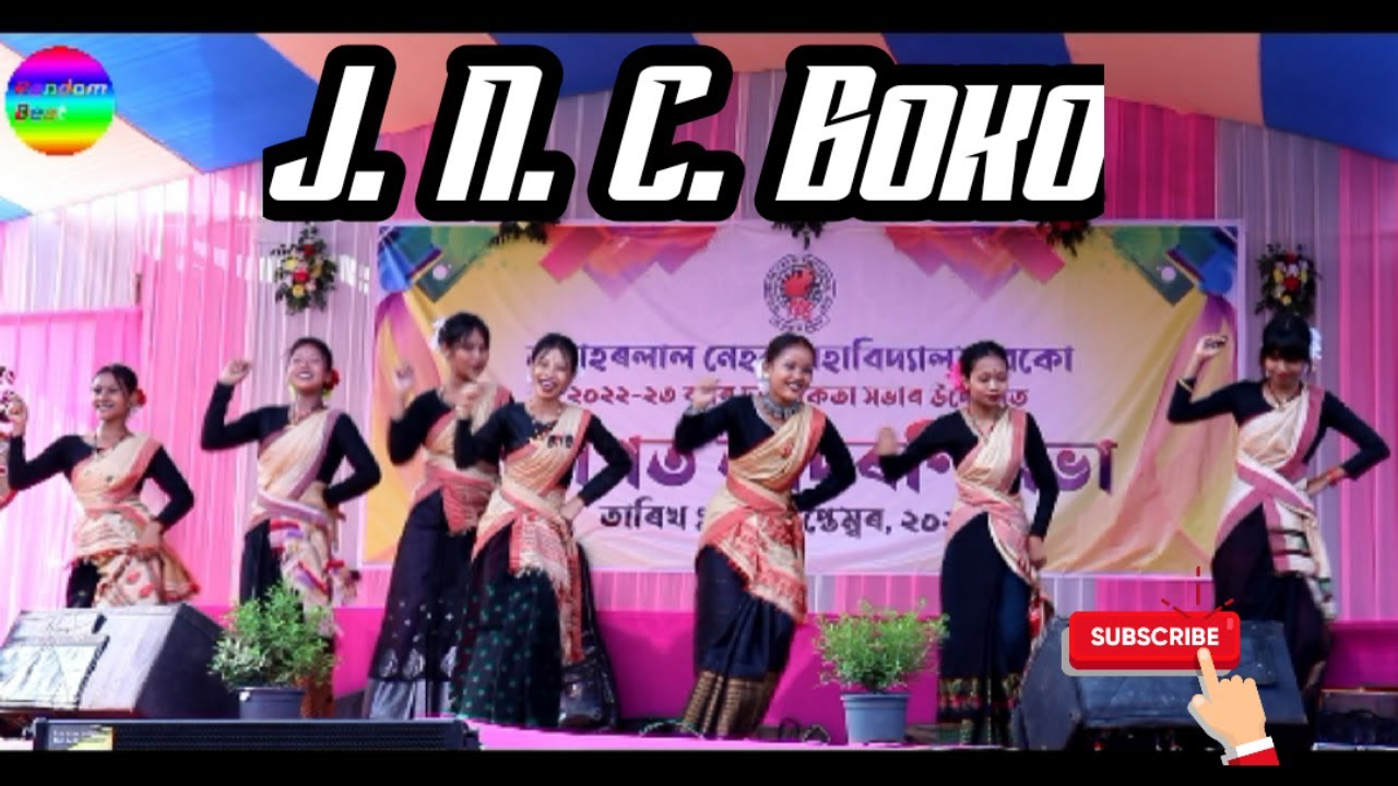 Hunmoina hunseng dance II Assamese modern dance II JNC Boko 2022