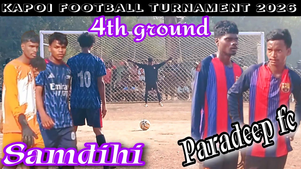 kapoi chhatna football tournament//paradeep vs samdihi//baskeyramcharan footballvlog 19 January 2026