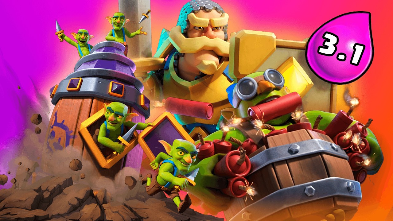 Melhor deck de Broca de Goblins da temporada 80...Clash Royale
