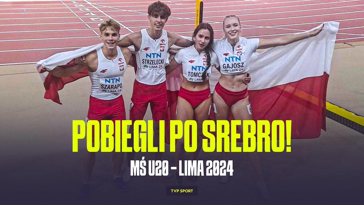 WIELKI SUKCES POLSKIEJ SZTAFETY! SREBRO NA DYSTANSIE 4X400 METRÓW NA MŚ 2024 U20 | CAŁY BIEG