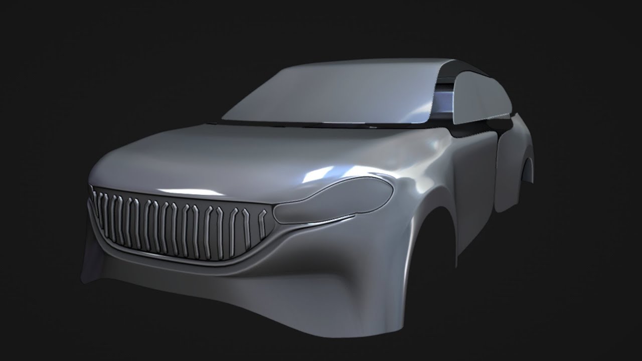 Blender 4.3 Araba modelleme-1