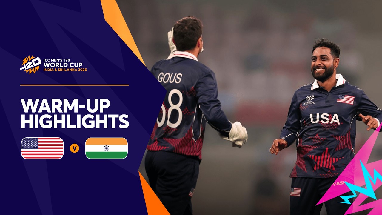 India A sees off USA | T20 World Cup 2026 Warm-Up Highlights