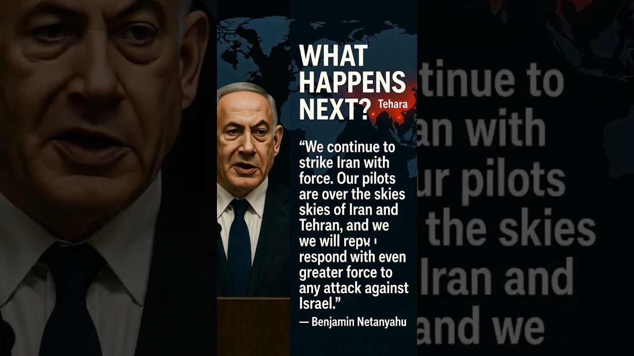 Netanyahu: &lsquo;We Will Strike Iran With Greater Force&rsquo; 🚨&rdquo; #shorts #netanyahu #isrealiranwar #viral
