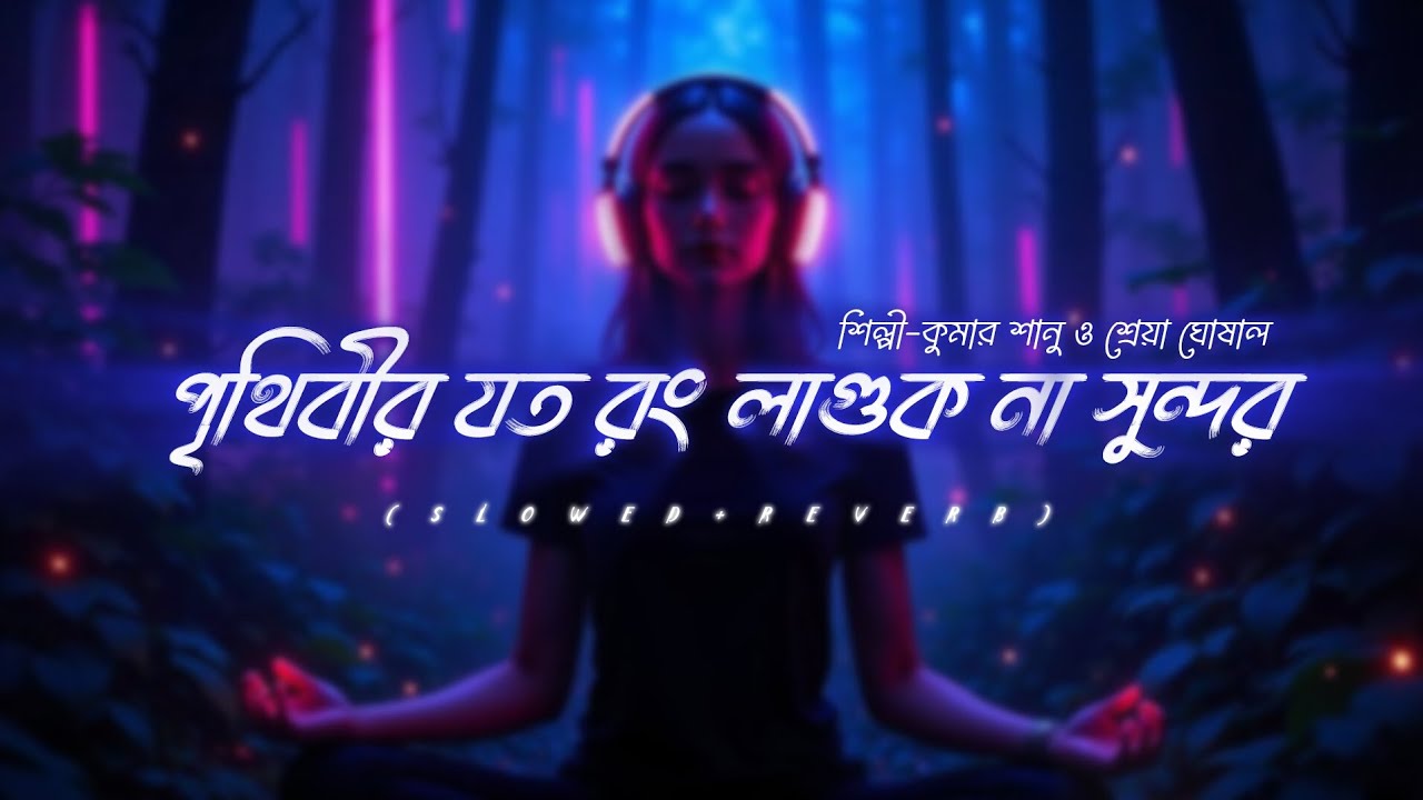 পৃথিবীর যত রং লাগুক না সুন্দর||নতুন গান 2026||শিল্পী-কুমার শানু ও শ্রেয়া ঘোষাল||Jp music studio 