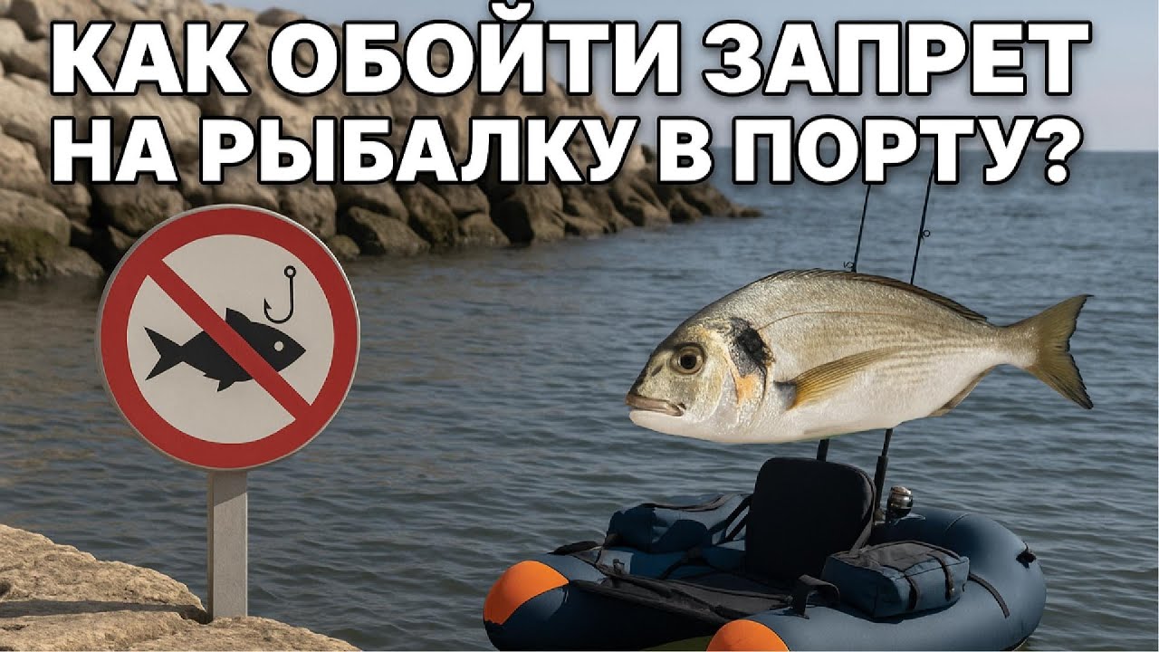 Как обойти запрет на рыбалку в порту. Ловля с рыболовного плотика
