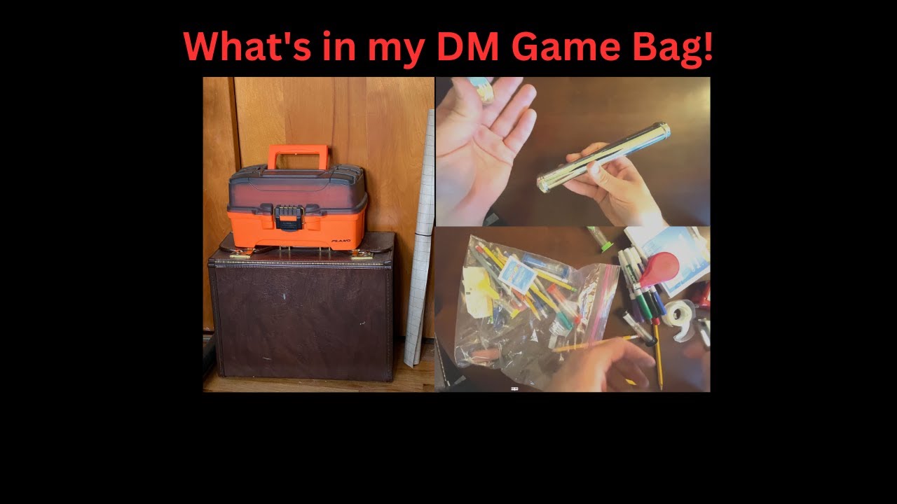 What's in my DM Game Bag ??