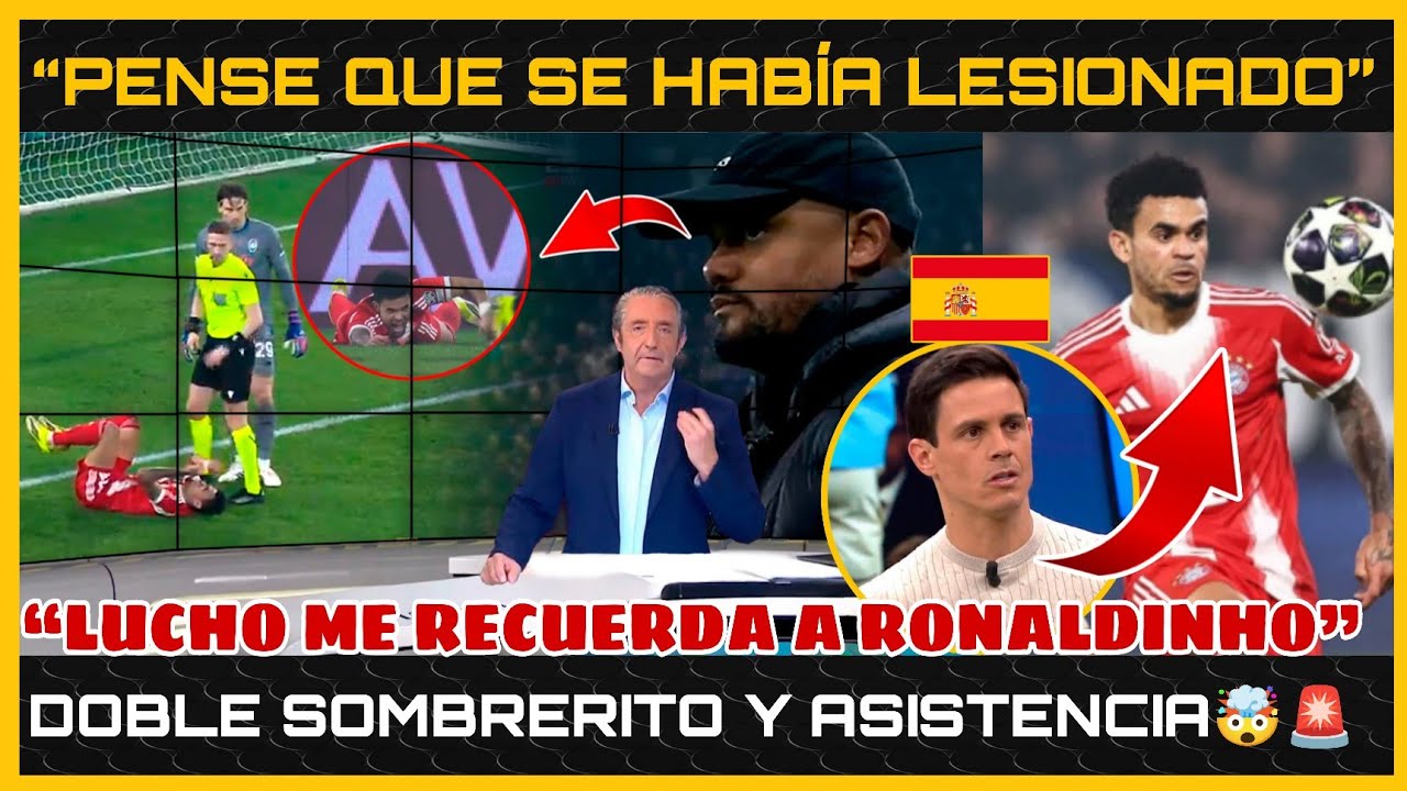 🤯SHOW de LUIS DÍAZ que ASUSTO a KOMPANY | ASISTENCIA y DOBLE SOMBRERITO vs Atalanta🚨