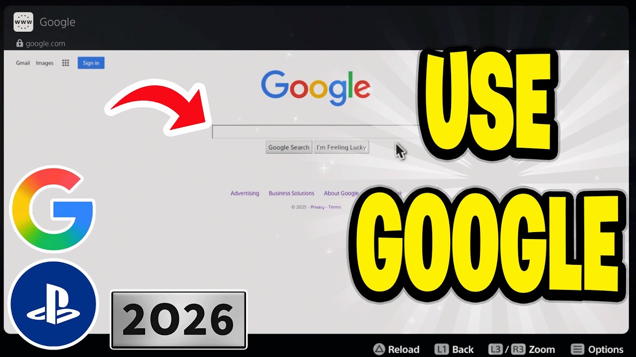 Как пользоваться Google на PS5 — 2026 год