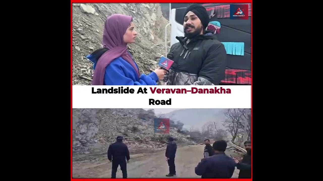 Landslide At Veravan&ndash;Danakha Road