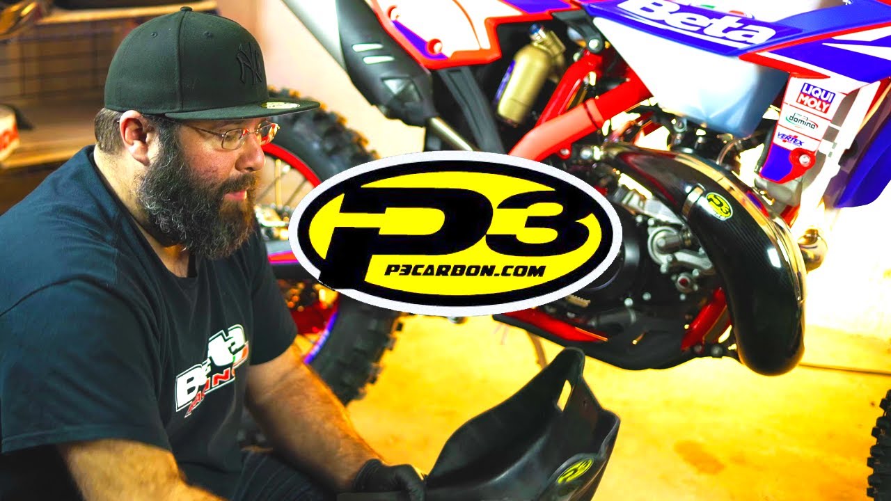 Installing P3 Carbon Fiber Upgrades on the 2024 Beta 300 RR Race Edition