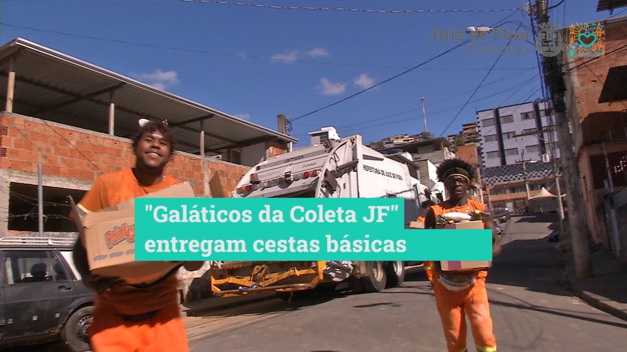 Galáticos do Demlurb entregam cestas básicas