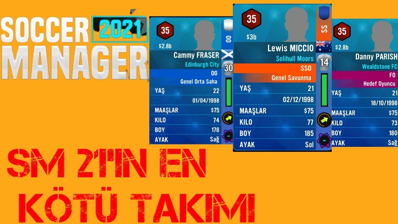 SOCCER MANAGER 2021 EN KÖTÜ TAKIMI YAPTIM // SÜPER LİGİ KAZANIR MI ? | SM21
