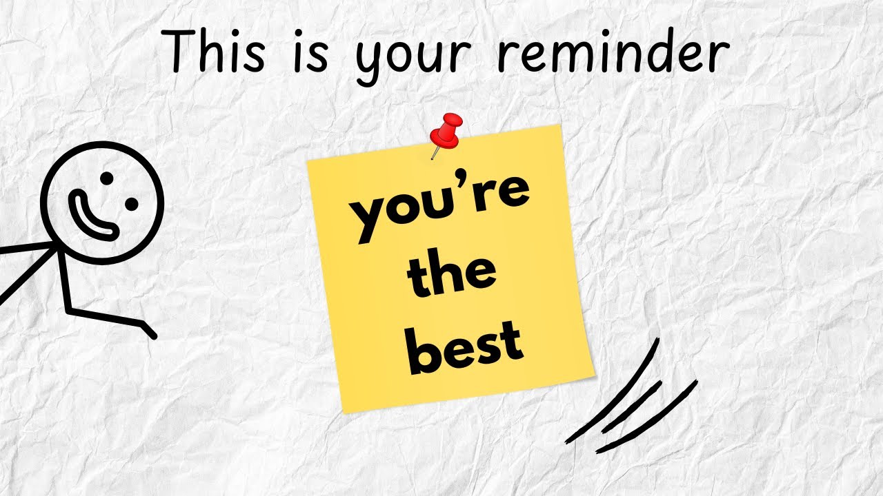 Your doing better than you think (here's proof)