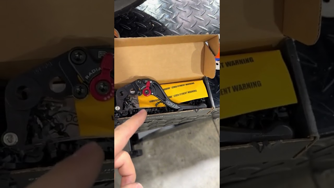 Chinese levers VS quality levers and you installing them incorrectly.  #motorcycle #explore