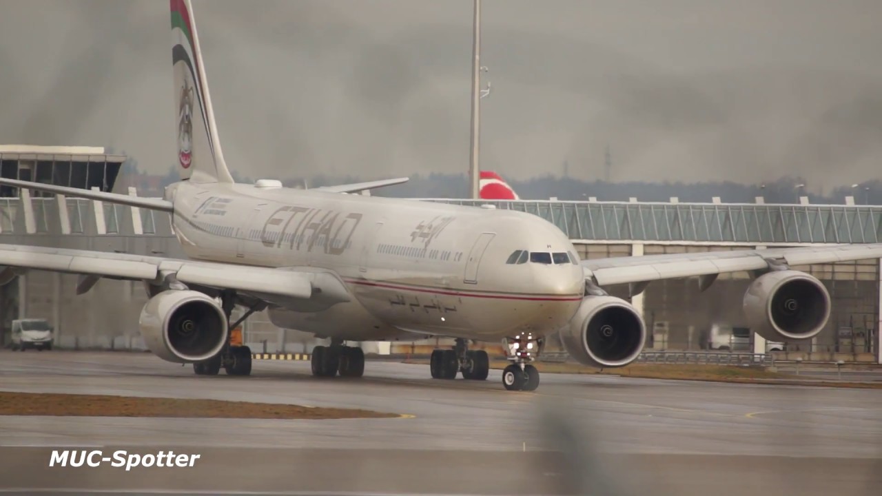 Airbus A-340 Special Compilation 30min Action Takeoff & Landings Kuwait Airways Ethiad Mahan ....