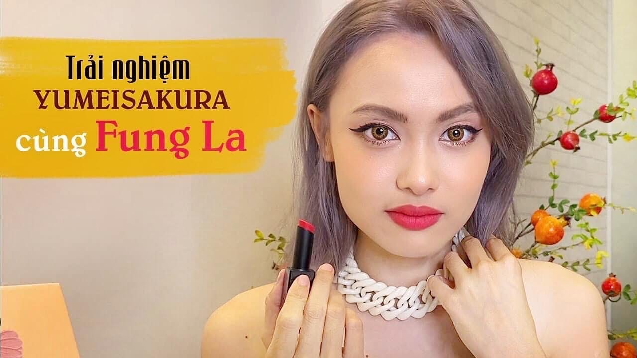 FUNG LA || YUMEISAKURA - ĐẬP HỘP BỘ SON NHẬT HOT NHẤT NH&Igrave; SHOWBIZ VIỆT