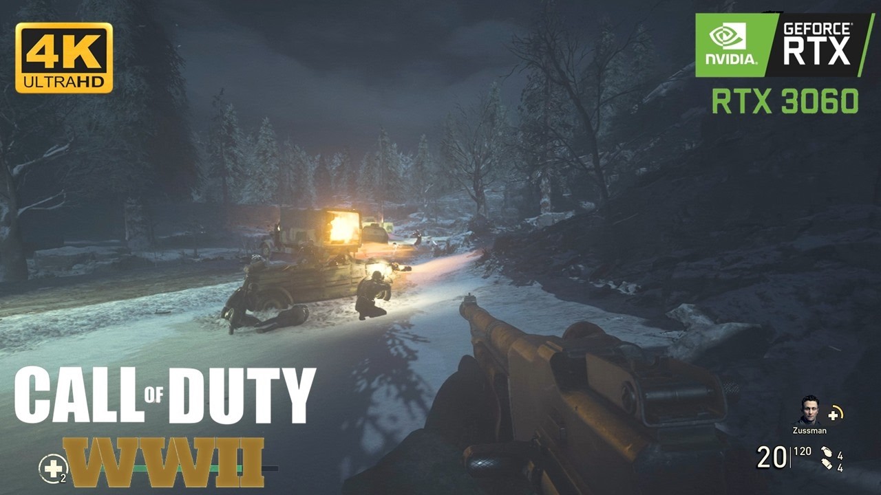 Call of Duty WW II EP14 4K 72 FPS UHD RTX3060 RYZEN 9 3900X