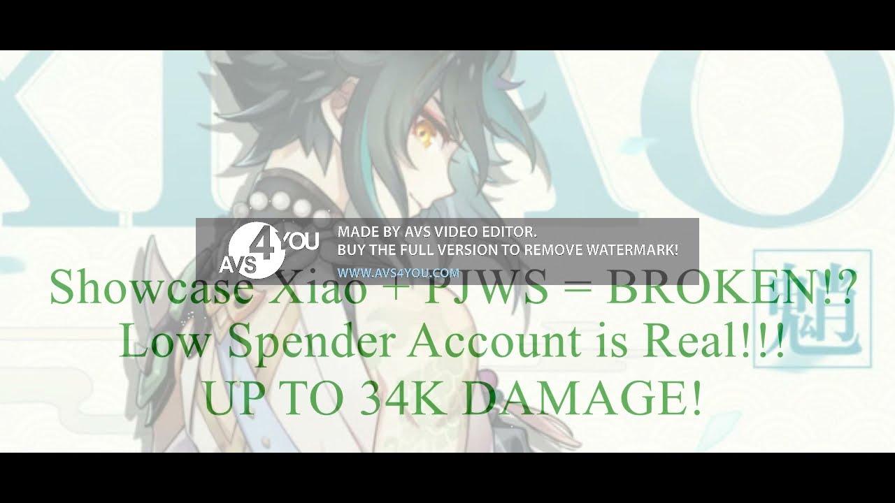 XIAO + PJWS IS BROKEN?! UP TO 34K Damage!!! Low Spender Account is Real!