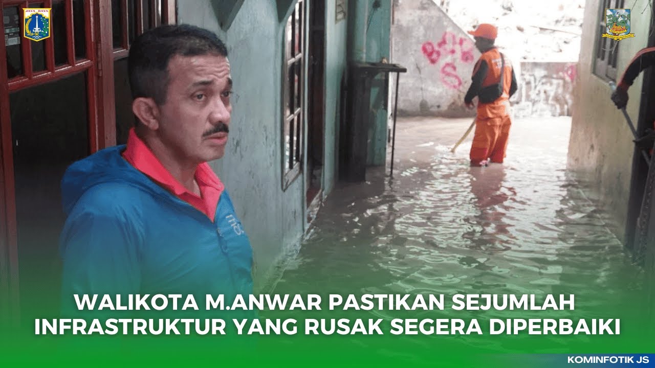 WALIKOTA M.ANWAR PASTIKAN SEJUMLAH INFRASTRUKTUR YANG RUSAK SEGERA DIPERBAIKI
