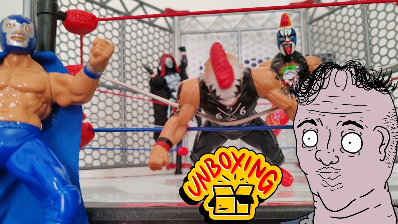 Unboxing de un ring y luchadores 🔥🔥 TRIPLE AAA
