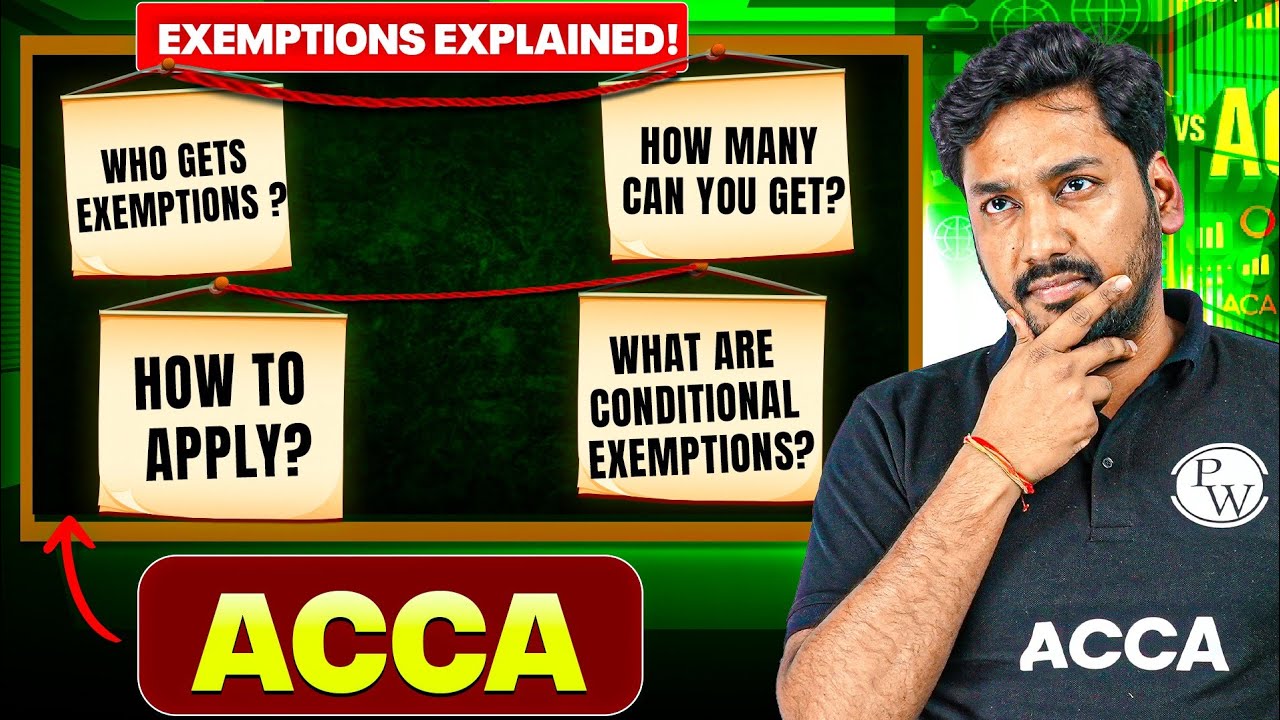 ACCA 2025 EXEMPTIONS Explained! 👉