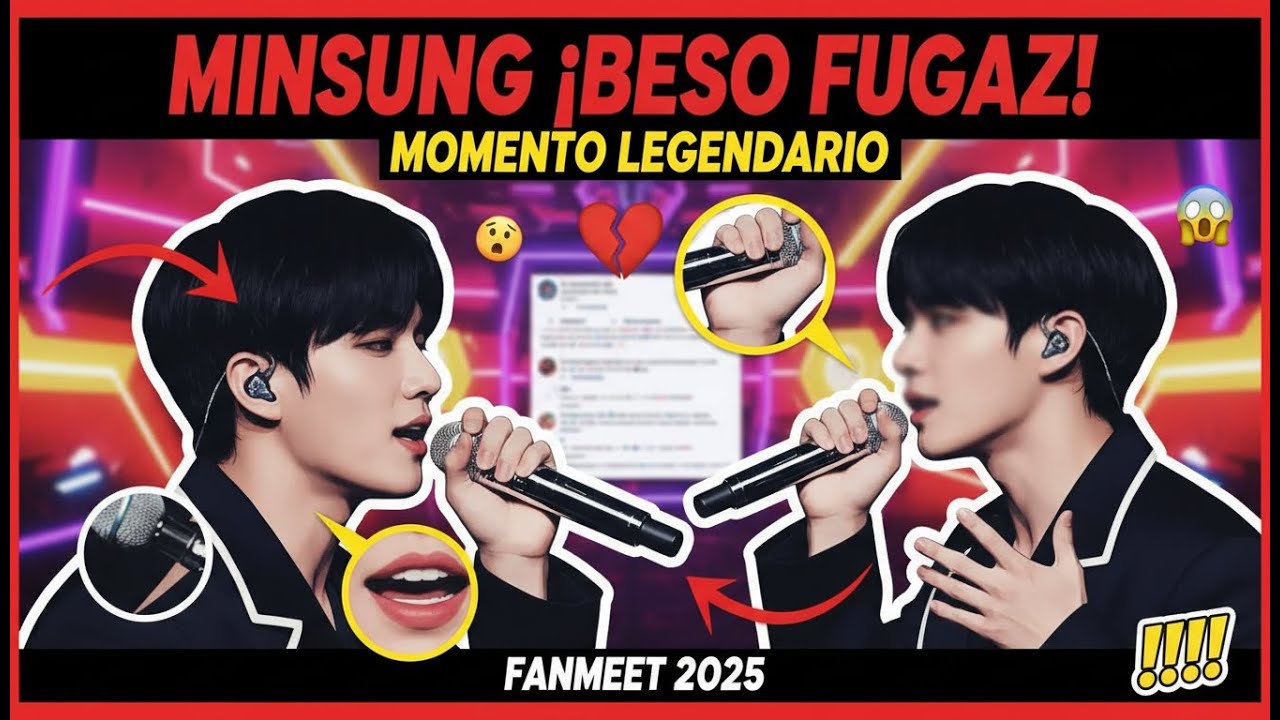 MINSUNG CONFIRMADO: beso fugaz y gesto de cuidado 😳 #ship