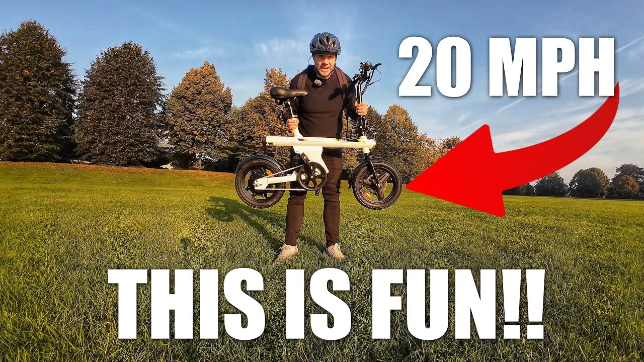 MINI ELECTRIC BIKE DOES 20mph and is under £400 | iScooter U1 | Review