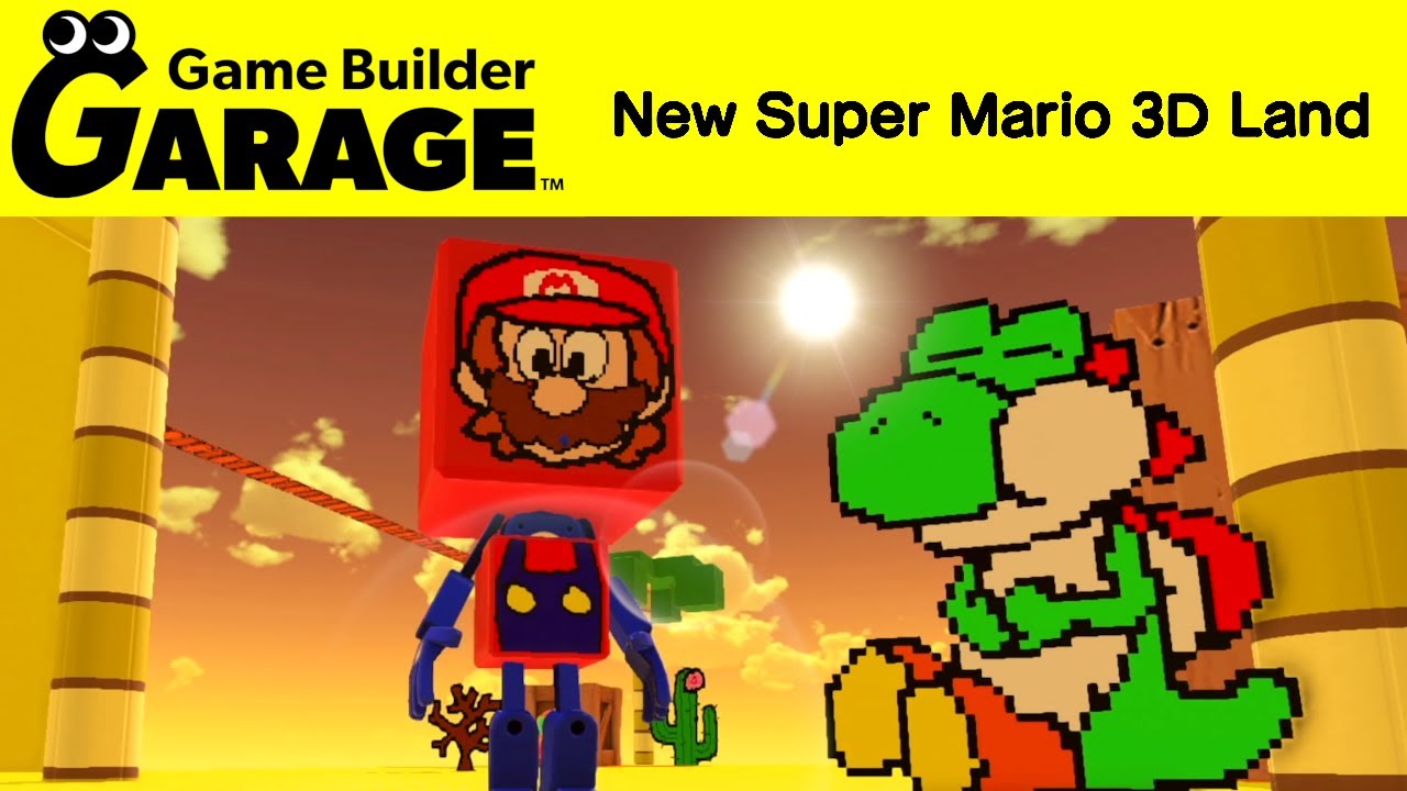 Game Builder Garage - New Super Mario 3D Land Level 2