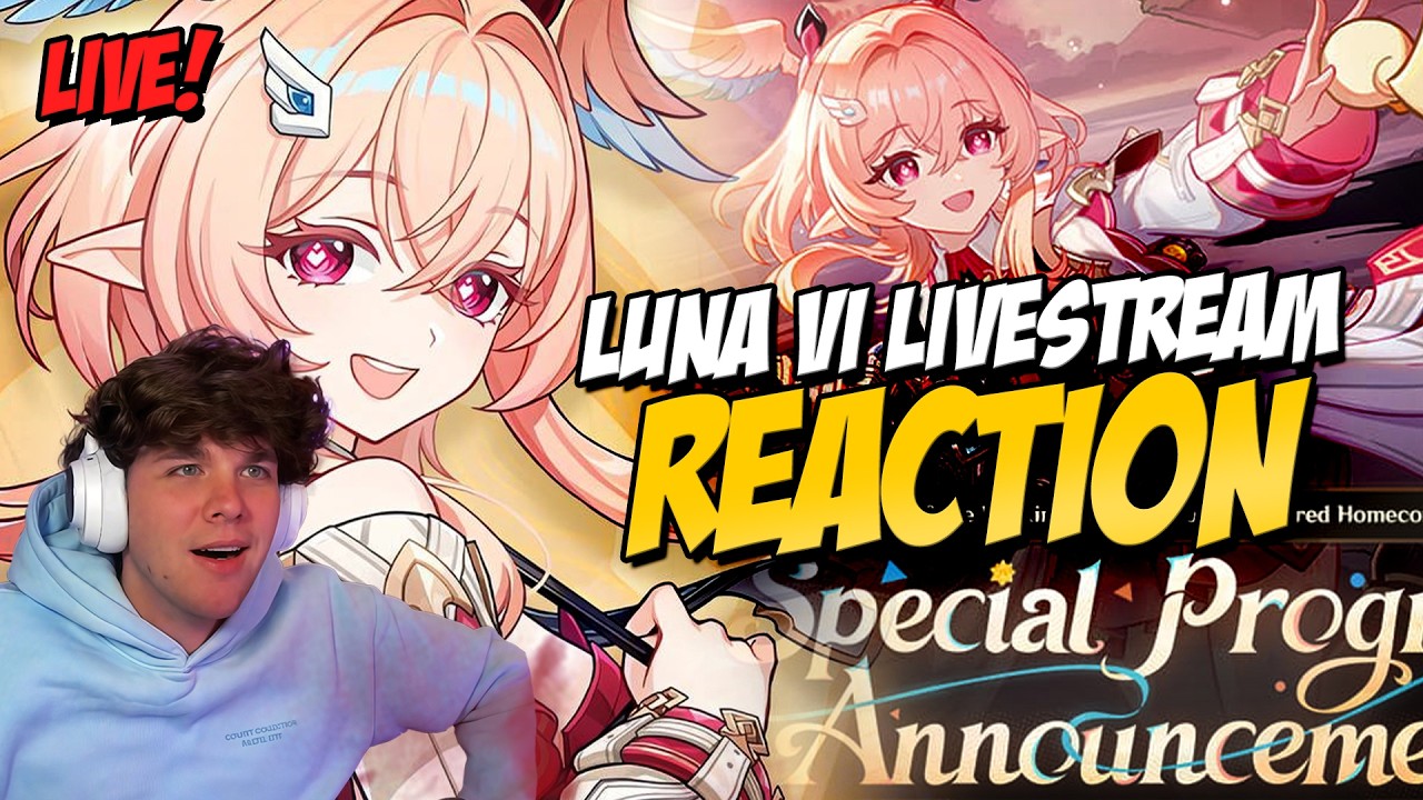 LUNA VI LIVESTREAM REACTION! 🔴 Genshin Impact Version 